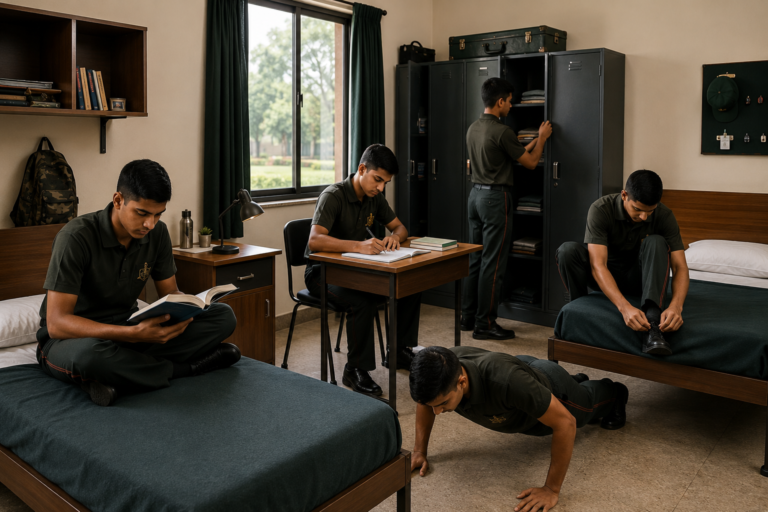Hostel Life in Military Schools: What Students Learn Beyond Classrooms | Trimurti Pawan Pratishthan
